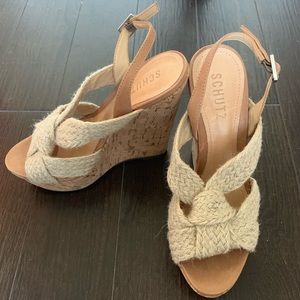 Schultz Wedge Sandal Slingback